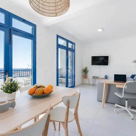 Agaete White&blue House Apartment *